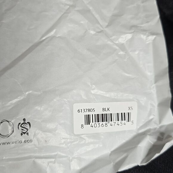 988 NWT Vitamin A Hana Cropped Shirt - Black EcoLinen SZ XS - Picture 8 of 10